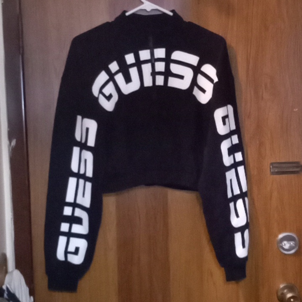 GUESS Cropped Sweater- (Small)
